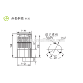 LTE-5121S 2W IP54 50,000 hours led triangle car warning light